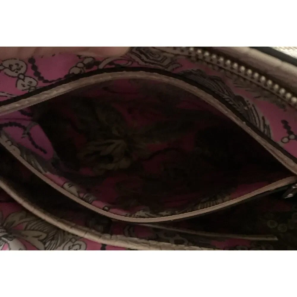 Guess Y2k VTG Womens Shoulder Bag Croc Effect Faux Leather Zip Closure Pockets - Picture 15 of 16